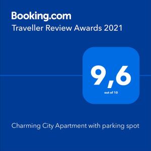 Charming City Apartment with parking spot