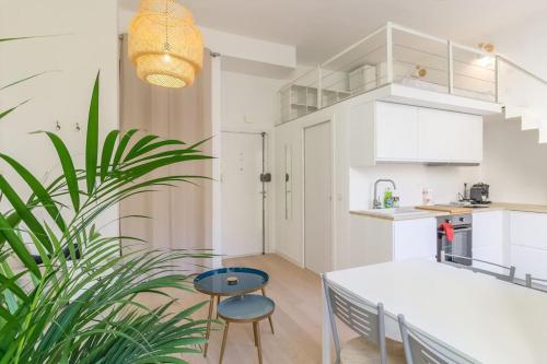 Charming studio mezzanine w/ large terrace - Nice