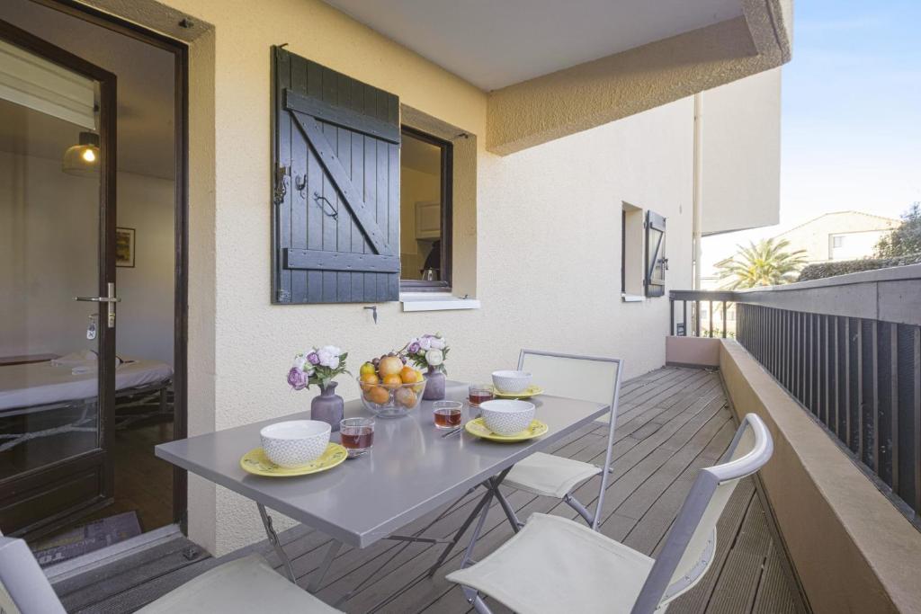 Appartement Charming studio with terrace at 200 m from the beach in Anglet - Welkeys 3 Allée des Fauvettes Appartement 340 Bat C-D résidence \ 64600 Anglet