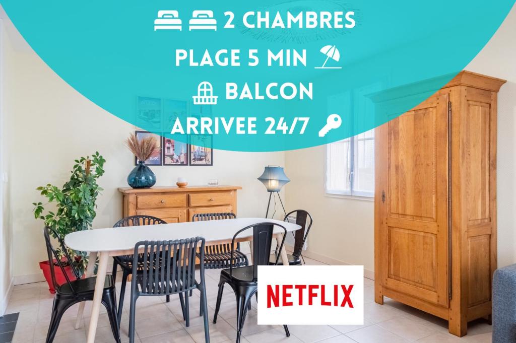 Châtelaillon-Plage - A 5mn de la Plage à pied - Arrivée autonome Appartement 18 - 1er étage 103 Avenue d'Angoulins, 17340 Châtelaillon-Plage