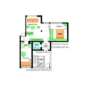 City-Apartment 65qm 2-Schlafzimmer WLAN Nichtraucher Parken