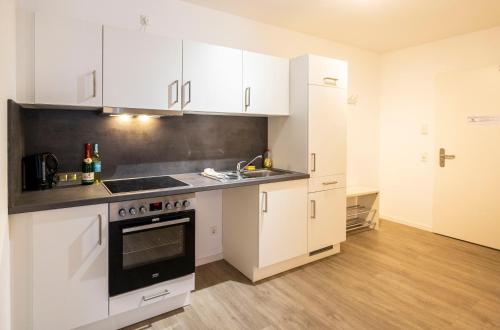 City Apartment Küche Bad im Zentrum Ravensburgs A06