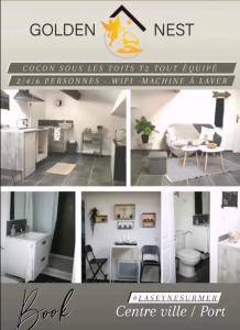 Appartement COCON SOUS LES TOITS #TV-WIFI#PORT# Golden Nest 3eme etage 14 Rue Clément Daniel 83500 La Seyne-sur-Mer Provence-Alpes-Côte d\'Azur