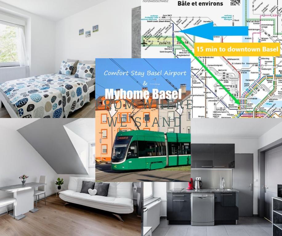 Appartement Comfort Stay Basel Airport 1A46 Apart 1A 46 Avenue Général de Gaulle 68300 Saint-Louis