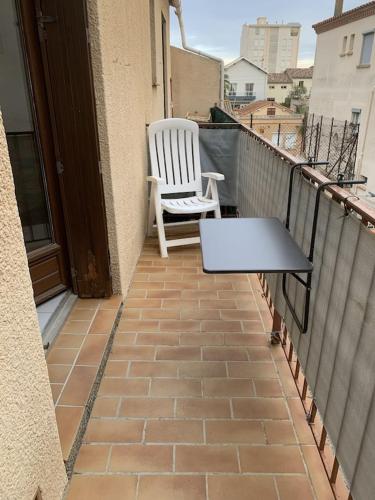 Confortable studio bord de mer