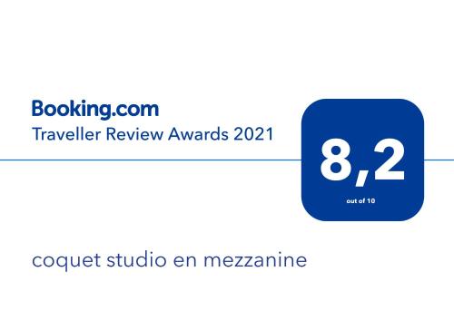 coquet studio en mezzanine