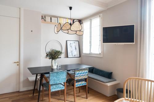 Cosy 43m with small balcony near Sacré Coeur