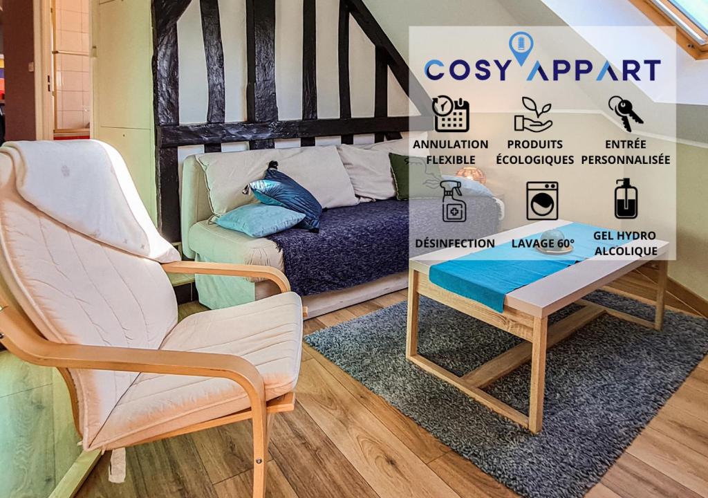 Cosy'Appart - LE GERVAIS 7 Rampe Cauchoise, 76000 Rouen