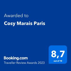 Cosy Marais Paris