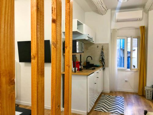 Cosy modern studio in the heart of Nice with AC