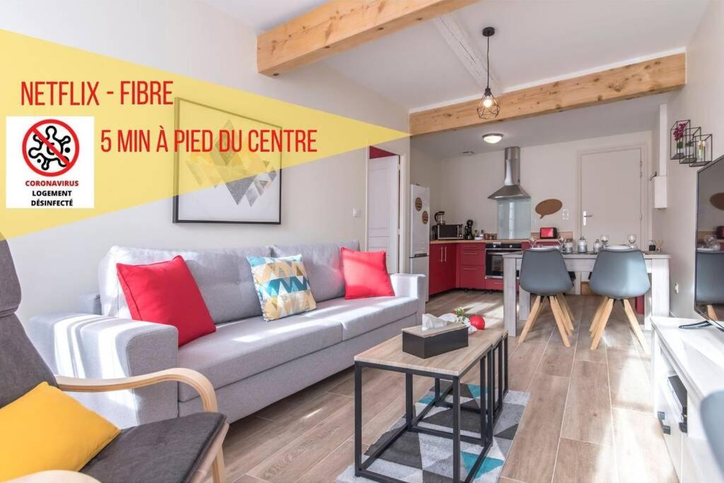 Appartement Cosy Red 4 Pers - Neuf et au Calme - Fibre-Netflix 1er Etage Droit 30 Faubourg Lacapelle 82000 Montauban