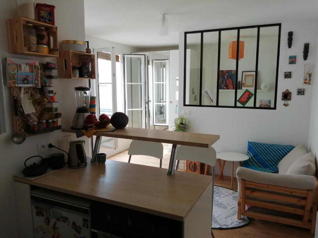 Appartement Cosy studio near Buttes Chaumont and Philharmonie 70 Rue Petit 75019 Paris