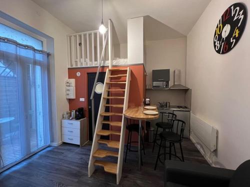 Cosy studio wifi et terrasse