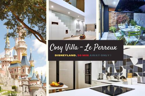 Cosy Villa LE PERREUX - Terrace & Garden, Netflix, Free Parking - Visit Paris & Disneyland !
