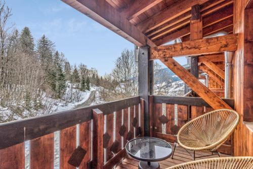 Cozy 2-bedroom with balcony nearby Megève center Welkeys