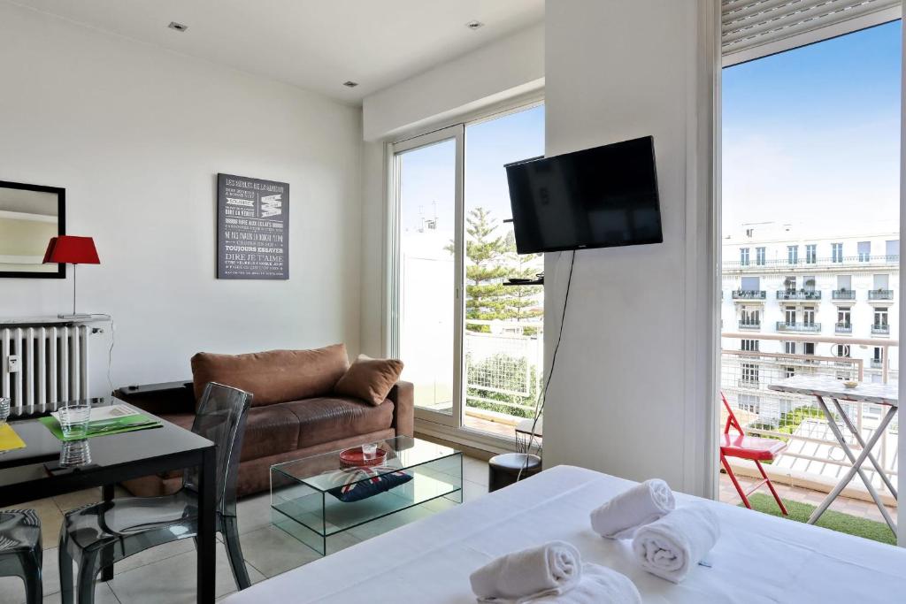 Appartement Cozy and calm studio with balcony in the heart of Nice - Welkeys 17 avenue des Orangers 06000 Nice