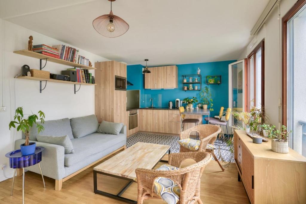 Appartement Cozy apartment for 4 in the Epinette neighborhood 32 Rue Leibniz 75018 Paris