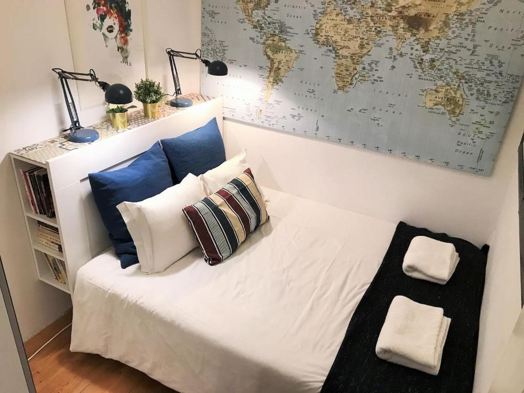 Cozy flat in prime location! Auto check-in Rua Parreiras 1, 2º dto, 1200-317 Lisbonne