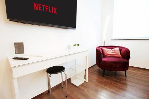 CozyStudio: near University + Messe Düsseldorf, free WiFi/Alexa/TV