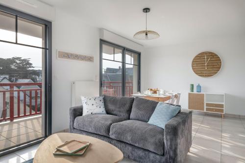 Dans une residence de style balneaire en Bretagne