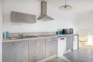 Dans une residence de style balneaire en Bretagne