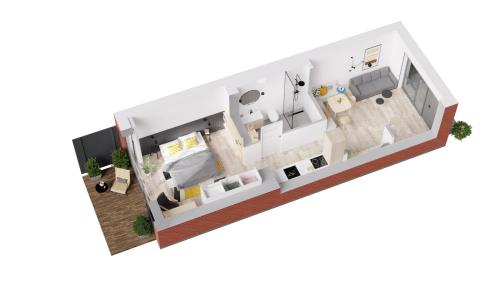 De ole School in Hohwacht - Ferienwohnung Nr 2 im Scandi-Look an der Ostsee