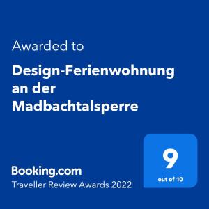 Appartement Design-Ferienwohnung an der Madbachtalsperre 106 Madbachstraße 53359 Rheinbach Rhénanie du Nord - Westphalie