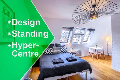 Appartement Design Hyper Centre Lille - NETFLIX wifi Fibre - Parking Lille france