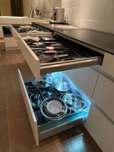 Designer-Loft mit Whirlpool