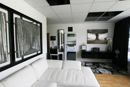 Designerwohnung in Schwarz und Weiß