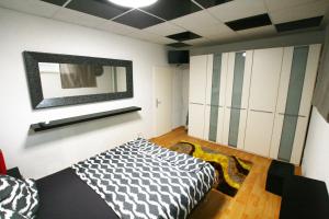 Designerwohnung in Schwarz und Weiß