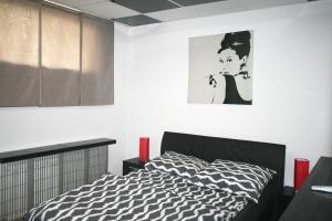 Designerwohnung in Schwarz und Weiß