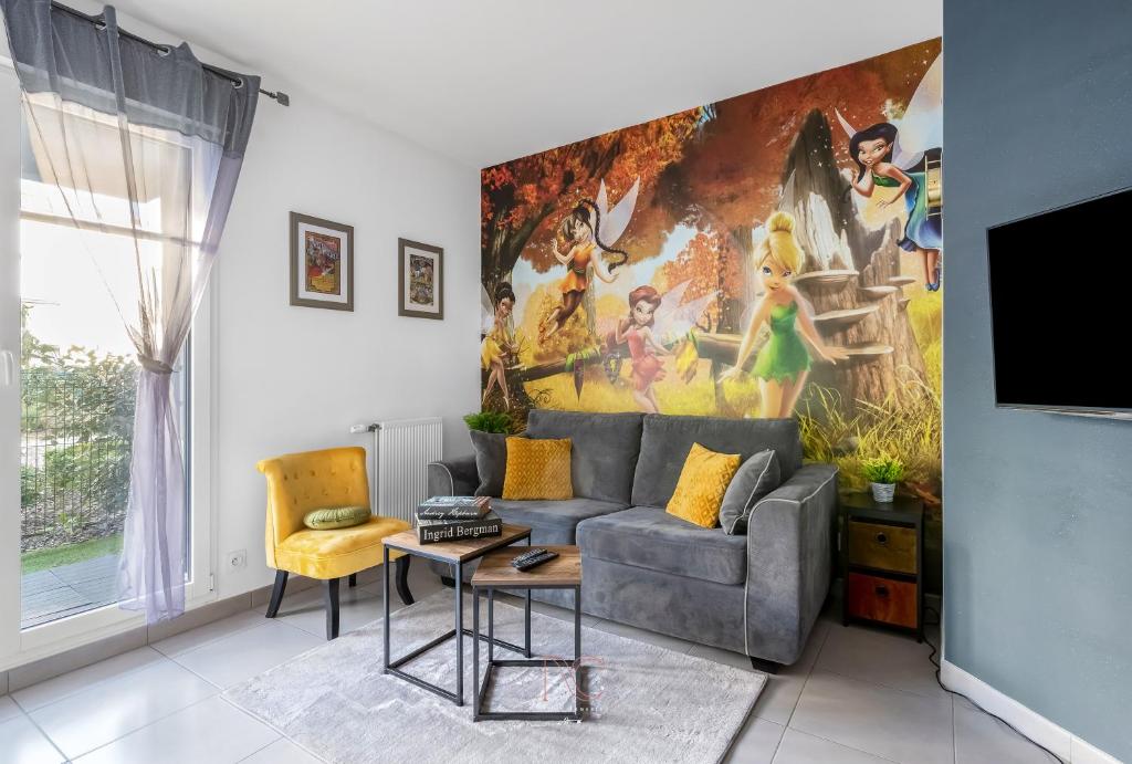 Disneyland-Paris 4 pers, Parking, Wifi, Netflix 4 Rue du Fossé Mignard, 77700 Chessy