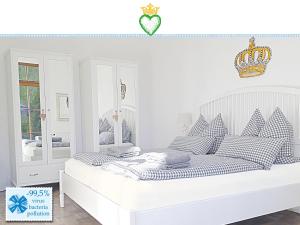 Domizil Salem am Naturpark L, 30 qm Terrasse, 2 Wohnungen , 2 x Schlafzimmer & Dusche 105 qm & Garten 300 qm & Allergiker