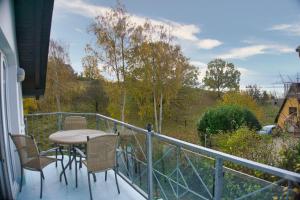 Dünenhaus Ferienwohnung mit Balkon und Meerblick