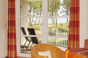 Dünenresidenz Juliusruh FeWo Windjammer strandnah, Balkon, Meerblick