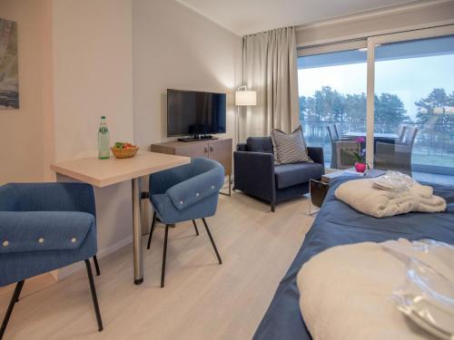 Dünenresidenz Prora - 1-Raum-Appartement mit Meerblick, 1 Schlafzimmer und Balkon NP416