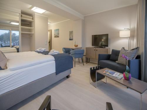 Dünenresidenz Prora - 1-Raum-Appartement mit Meerblick, 1 Schlafzimmer und Balkon NP416