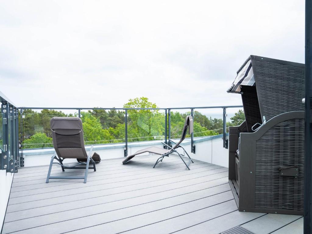 Appartement Dünenresidenz Prora - SkySuite mit Meerblick und Dachterrasse, 2 Schlafzimmer B3 5-2 Dollahner Straße 55 18609 Buhlitz