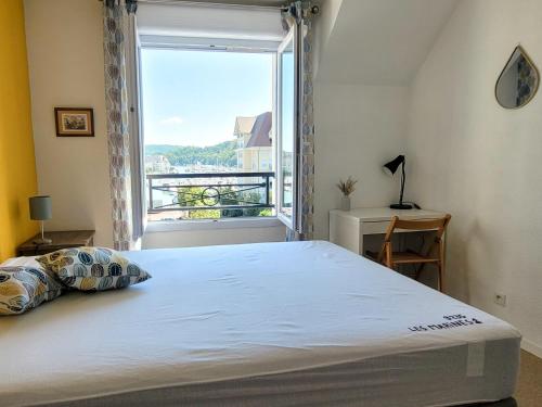 Duplex 2 pièces Port Cabourg - 2 à 4 personnes - Terrasse - Vue Port