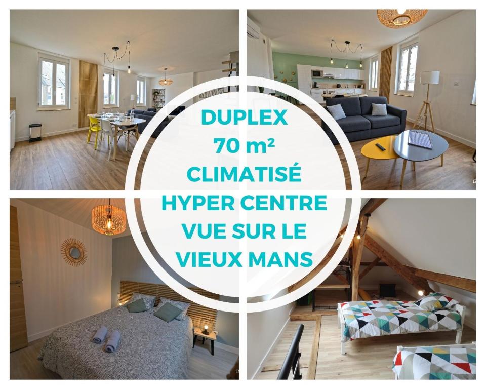 Appartement duplex appartement 70m2 atypique au cœur du Mans 25 Rue Gambetta 72000 Le Mans