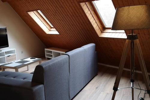 Duplex au centre ville, dans cour intérieure calme