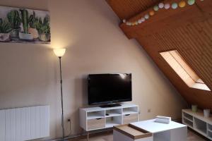 Duplex au centre ville, dans cour intérieure calme