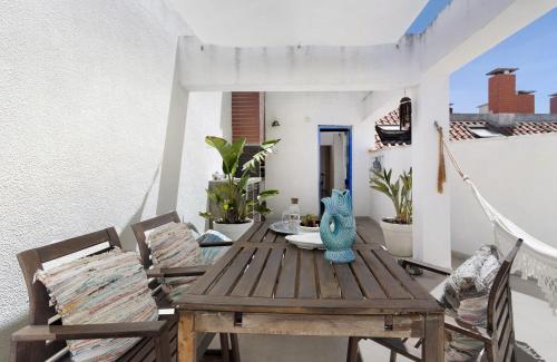 Duplex com terraço na Charneca