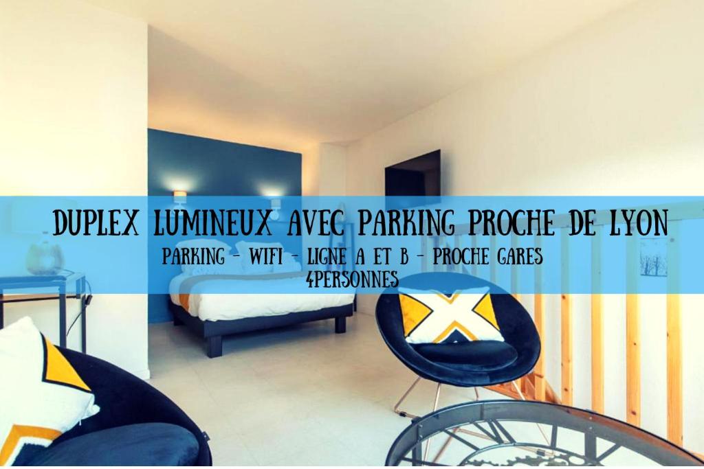 Appartement Duplex coquet avec PARKING proche centre-ville de Lyon 3 Rue Jules Vallès 69100 Villeurbanne