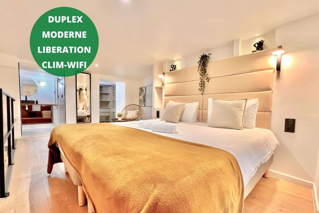 * Duplex Roassal * Modern *Clim * WiFi *Liberation 12 Rue Clément Roassal, 06000 Nice
