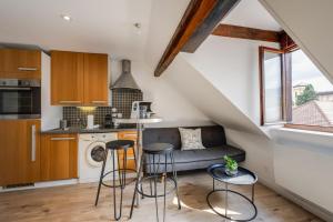 Duplex Vue Montagne - idéalement placé avec sa vue sur les toits