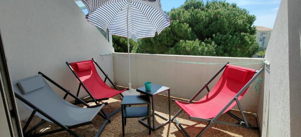 Appartement Duplex with pool and loggia near the sea 650 Avenue de Camargue 30240 Le Grau-du-Roi