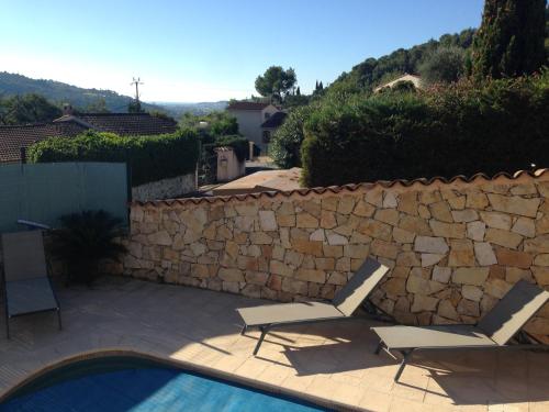 appartement en rez de villa Gattières france