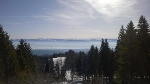 entre lac et montagne